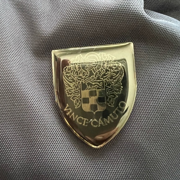 NWT Vince Camuto Quilted Down Fill Bomber Coat with Faux Fur Navy Black XL Women - Picture 9 of 16